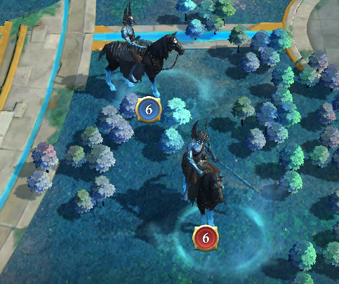 Screenshot of some horses